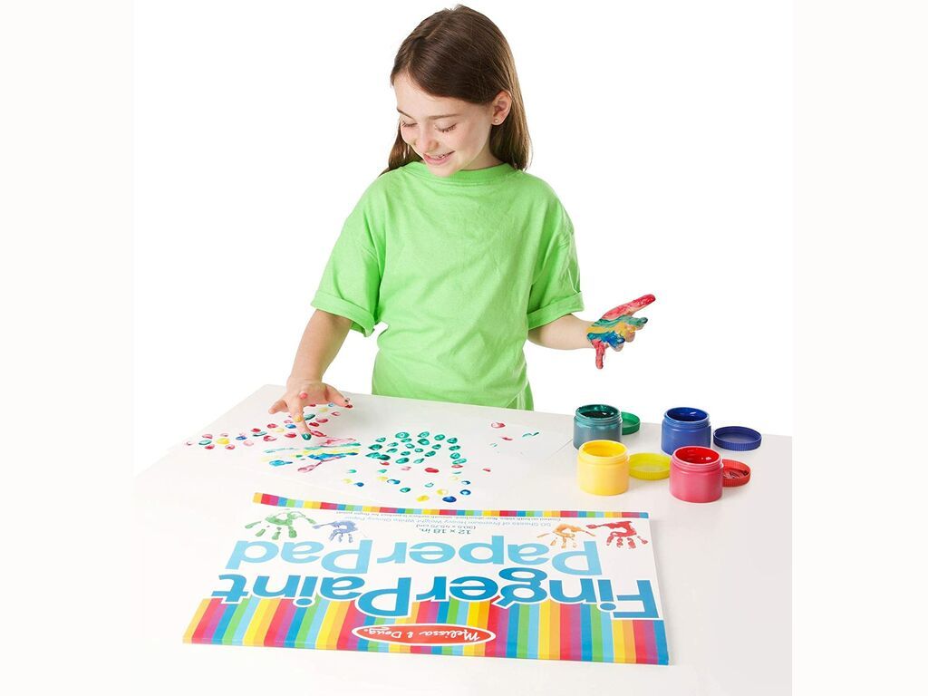 Melissa & Doug Finger Paint Paper Pad The Toy Yard