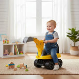 Large Excavator Ride On Yellow