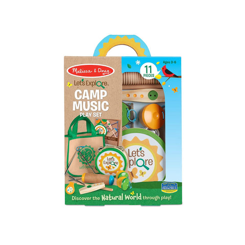 Melissa & Doug Let’s Explore Camp Music Play Set