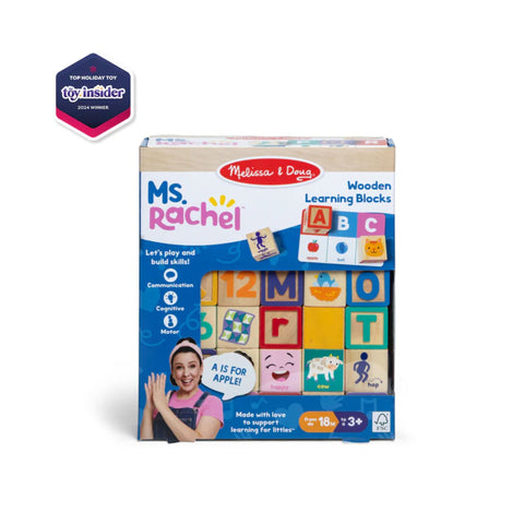 Melissa & Doug Ms Rachel Blocks & Activity Cards