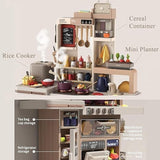 75 Piece 93cm Spray Kitchen Play Set with Light & Sound Beige