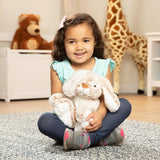 Melissa & Doug Burrow Bunny Rabbit Stuffed Animal