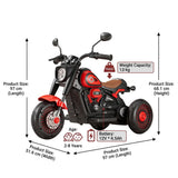 6V Electric Ride-On Toy Motorcycle for Kids - BQP818