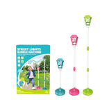 Street Light Design Bubble Machine with LED Lights Multicoloured