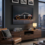 120 x 80cm Car Frame Black