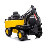 Volvo Licensed Kids Electric Ride-On Digger - KDVE888E