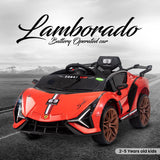 Lambo Rechargeable Battery Operated Car Red