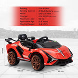 Lambo Rechargeable Battery Operated Car Red