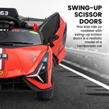 Lambo Rechargeable Battery Operated Car Red