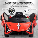 Lambo Rechargeable Battery Operated Car Red