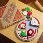 Melissa & Doug Felt Food Mix & Match Pizza Play Food Set
