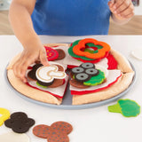 Melissa & Doug Felt Food Mix & Match Pizza Play Food Set