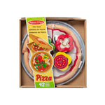 Melissa & Doug Felt Food Mix & Match Pizza Play Food Set