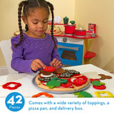 Melissa & Doug Felt Food Mix & Match Pizza Play Food Set