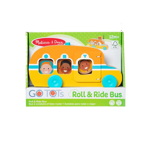 Melissa & Doug Go Tots Roll & Ride Bus
