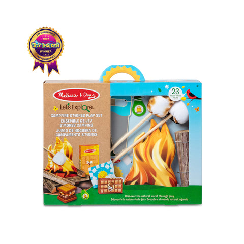 Melissa & Doug Let's Explore Campfire S'mores Play Set