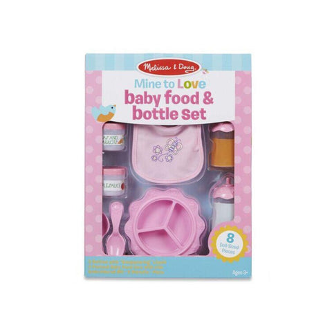 Melissa & Doug Mine to Love Baby Food & Bottle Set