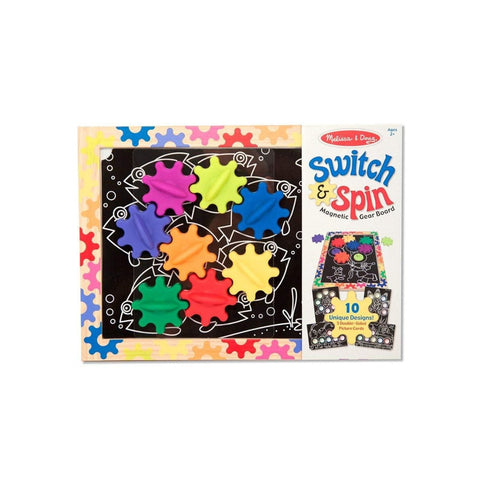 Melissa & Doug Switch & Spin Magnetic Gear Toy