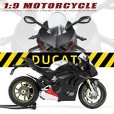 Die-Cast Motorcycle Model Black