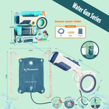 Pull-Out Backpack Water Gun Blue & White
