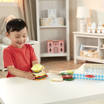 Melissa & Doug Wooden Sandwich Making Play Set