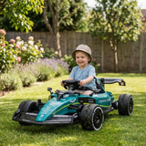 Aston Martin F1 Licensed Kids Electric Race Car - YJ1599