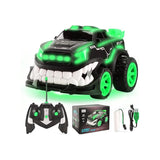 RC Angry Stunt Car Black & Green