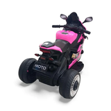 Kids Ride On Motorbike Black & Pink