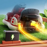 Mario Kart 12v Electric Ride-On Car with Drift Sounds Red