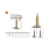 Wange Empire State Building 1559 Piece Building Blocks Set