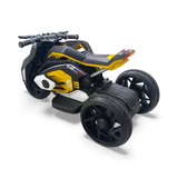 Kids Ride On Motorbike Black & Yellow