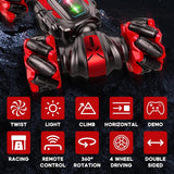 RC Stunt Car with Lights Black & Red