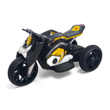 Kids Ride On Motorbike Black & Yellow