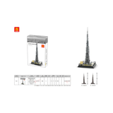 Wange The Burj Khalifa Tower 555 Piece Building Blocks Set