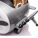 Kids Electric Ride-On Plane Silver