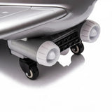 Kids Electric Ride-On Plane Silver