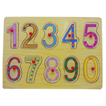 Wooden Numbers Puzzle 10pc