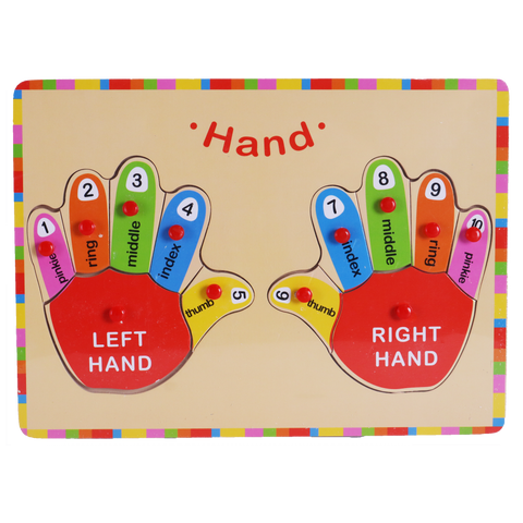 Wooden Hands Puzzle 29x21cm