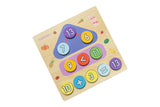 Wooden Time & Number Game