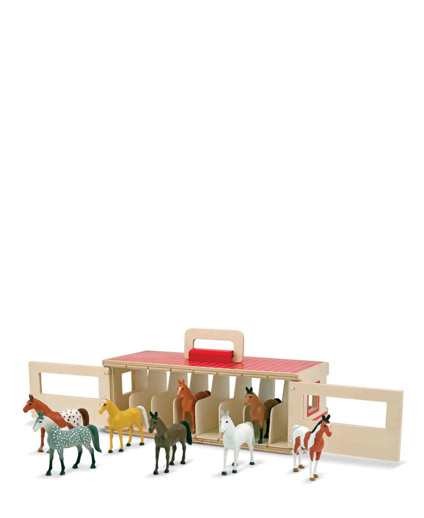 Melissa and doug deals show horse stable