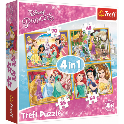 Trefl Princess Puzzle 4in1