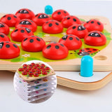 Nuovo Wooden Memory Game - Ladybug