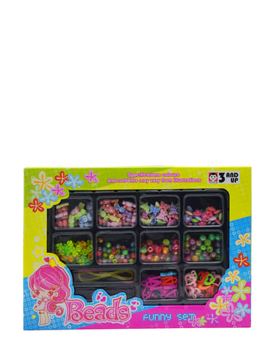 Beads Set Hearts & Alphabets