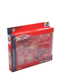 Fire Rescue Set Die Cast 9pc - Red