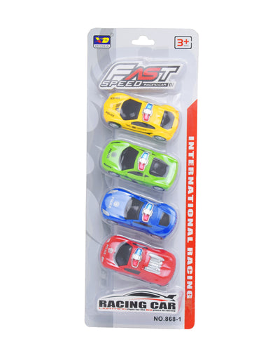 Police Car set of 4